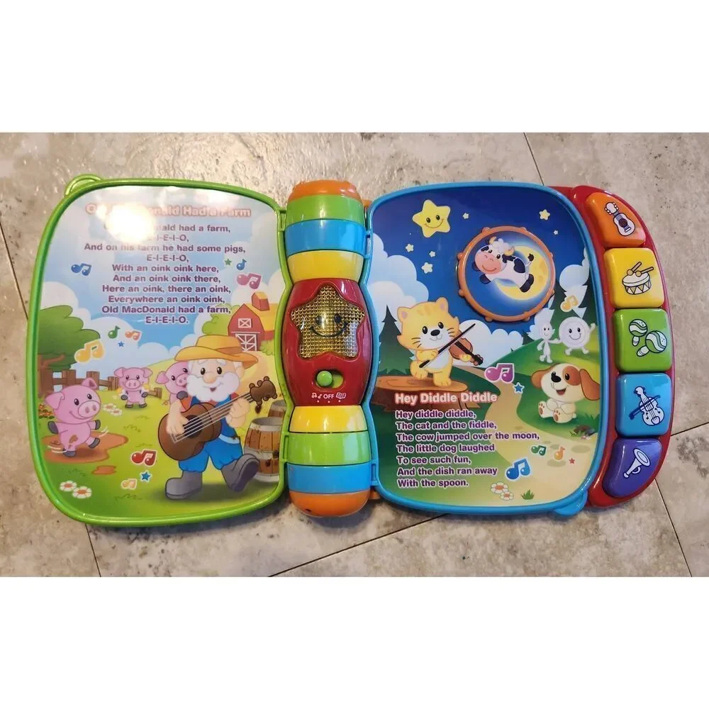 V-Tech Musical Rhymes electronic interactive book